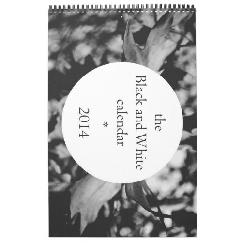 the Black and White Calendar2104 Calendar