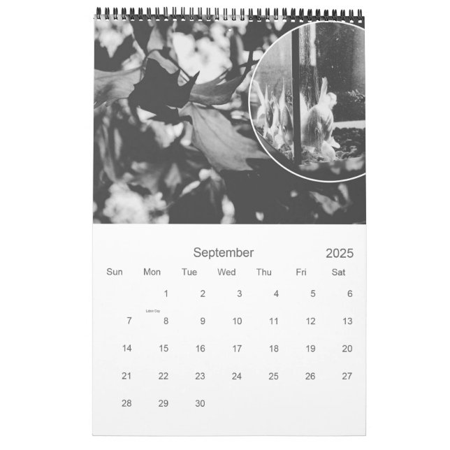 the Black and White Calendar*2104 Calendar | Zazzle