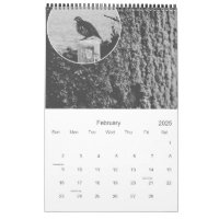 the Black and White Calendar*2104 Calendar | Zazzle