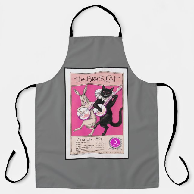 The Black Cat Apron (Front)