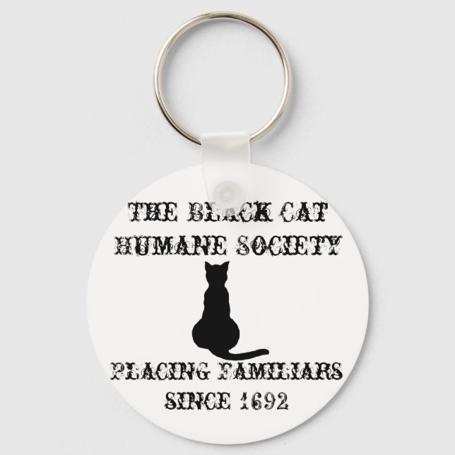 The Black Cat Humane Society Keychain (Front)