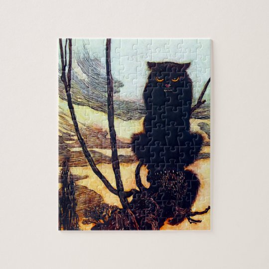 black cat jigsaw puzzle