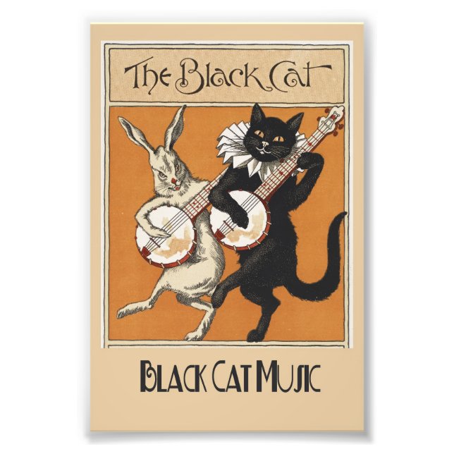 "The Black Cat" Music Poster (Front)