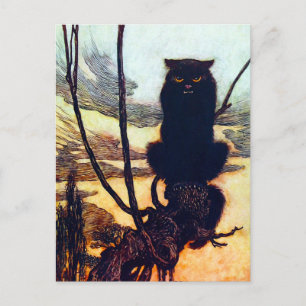 The Black Cat Postcard