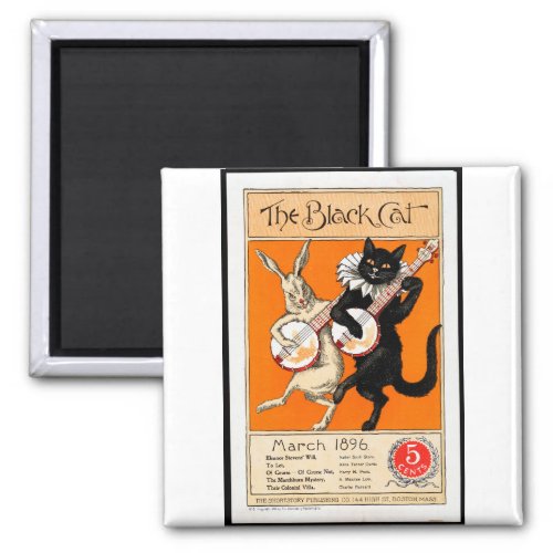 The Black Cat Short Story Magnet
