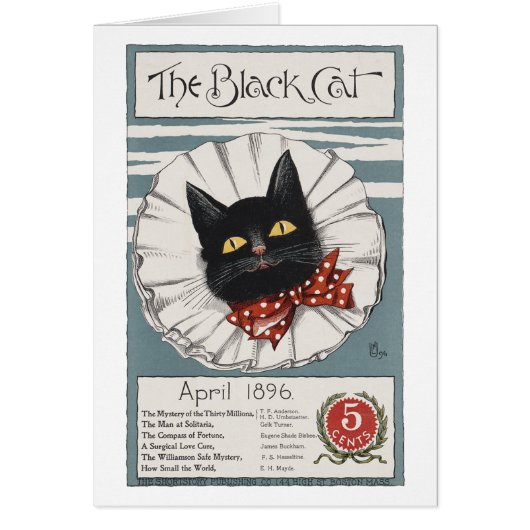 The Black Cat, Unknown artist Cards (Front)