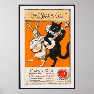 The Black Cat Vintage Poster
