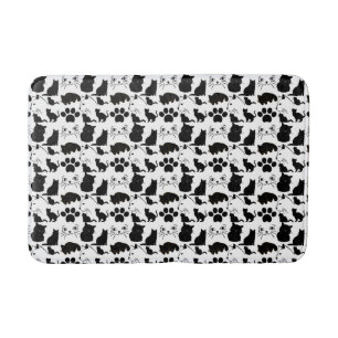 THE BLACK CATS PATTERNS       BATH MAT