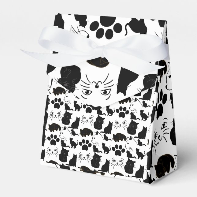 THE BLACK CATS PATTERNS FOR PETS  LOVER FAVOR BOXES (Front Side)