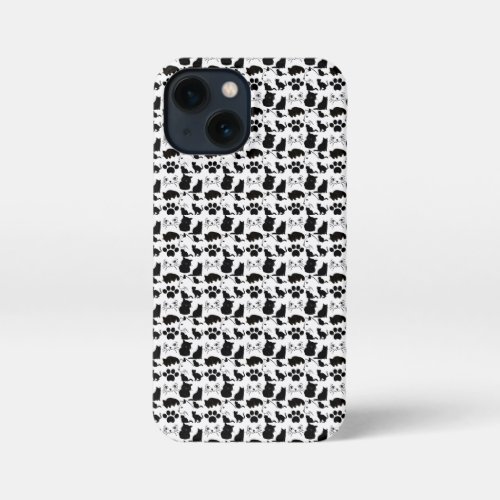 THE BLACK CATS PATTERNS    iPhone 13 MINI CASE