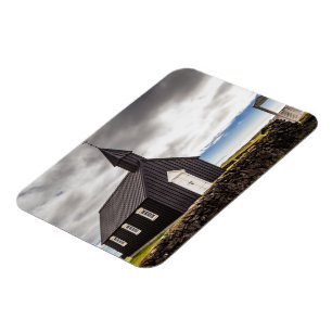 The Black Church Of Budir, Iceland Magnet