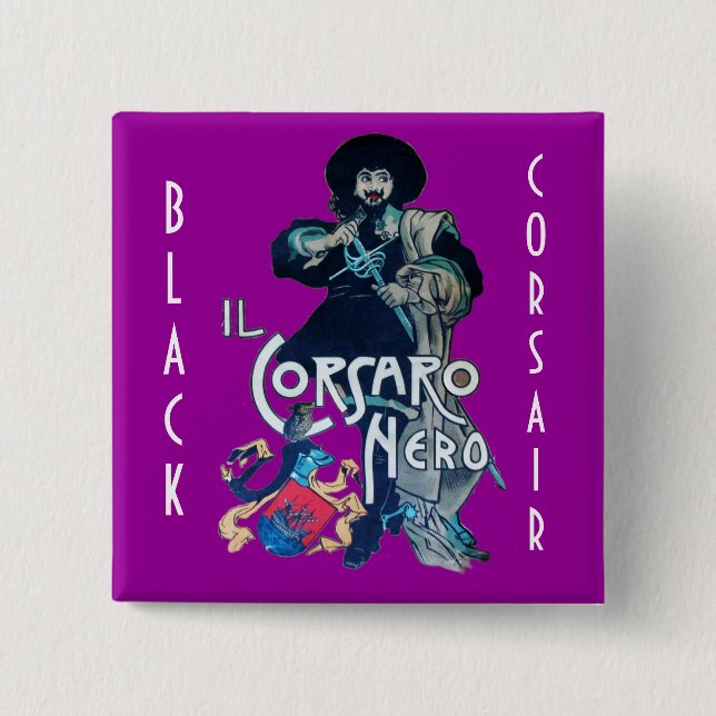 THE BLACK CORSAIR BUTTON (Front)