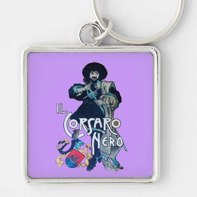 THE BLACK CORSAIR KEYCHAIN (Front)