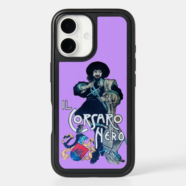 THE BLACK CORSAIR Lilac Otterbox iPhone Case (Back)