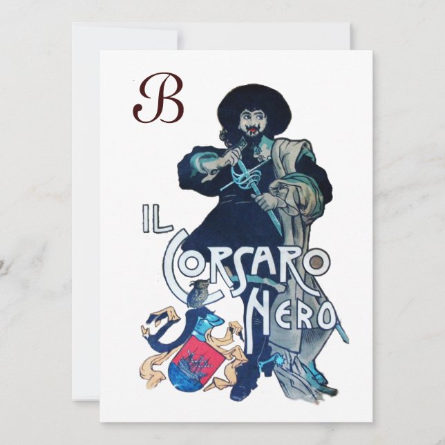 THE BLACK CORSAIR MONOGRAM ice Announcement (Front)