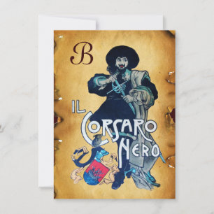 THE BLACK CORSAIR MONOGRAM parchment Announcement