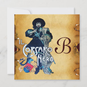 THE BLACK CORSAIR MONOGRAM parchment Announcement