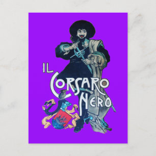 THE BLACK CORSAIR POSTCARD