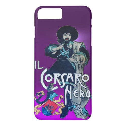 THE BLACK CORSAIR purple iPhone 8 Plus7 Plus Case