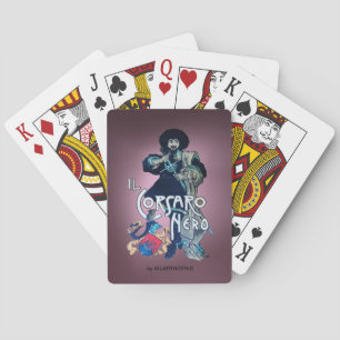 THE BLACK CORSAIR purple Poker Cards