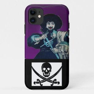 THE BLACK CORSAIR SKULL CROSSED SWORDS iPhone 11 CASE