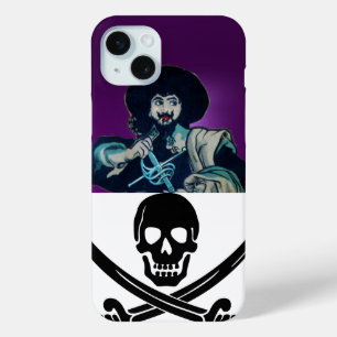 THE BLACK CORSAIR SKULL CROSSED SWORDS iPhone 15 PLUS CASE