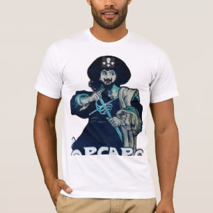 THE BLACK CORSAIR SKULL & FLEUR DE LIS T-Shirt