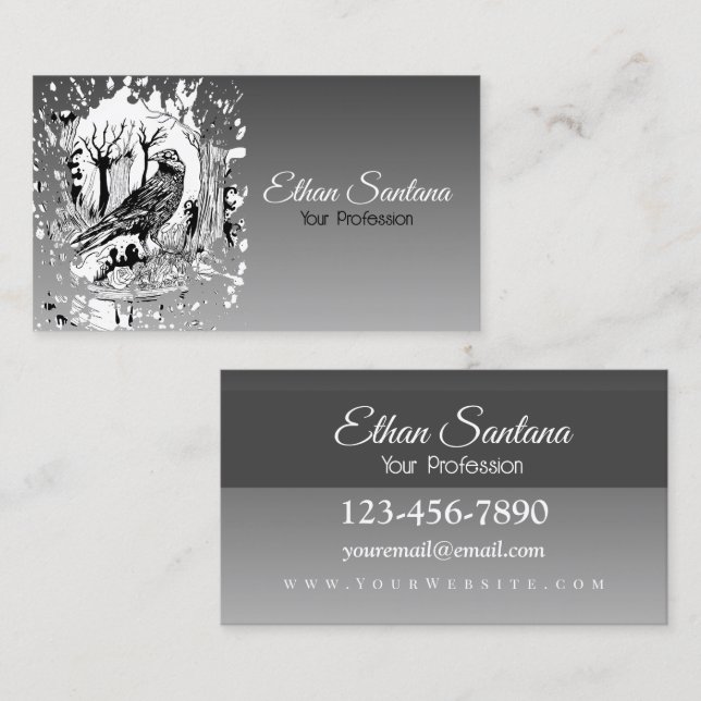 The Black Crow Business Card (Front/Back)