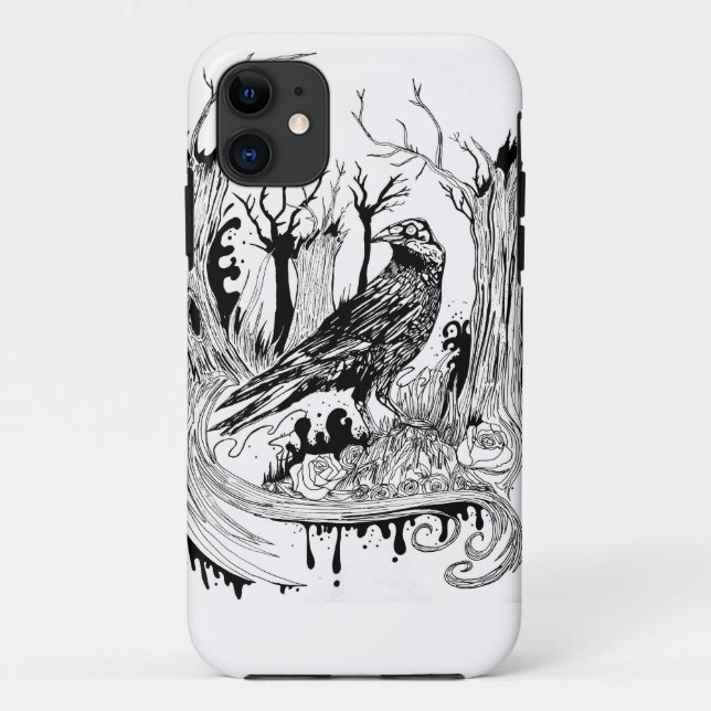 The Black Crow Case-Mate iPhone Case (Back)