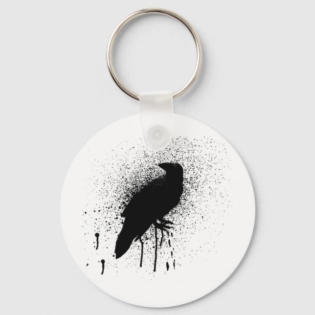 The black crow keychain (Front)