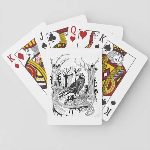 The Black Crow Poker Cards