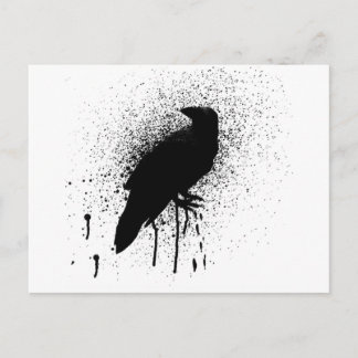 The black crow postcard