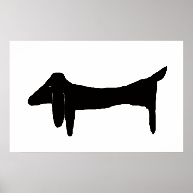 The Black Dachshund Poster (Front)
