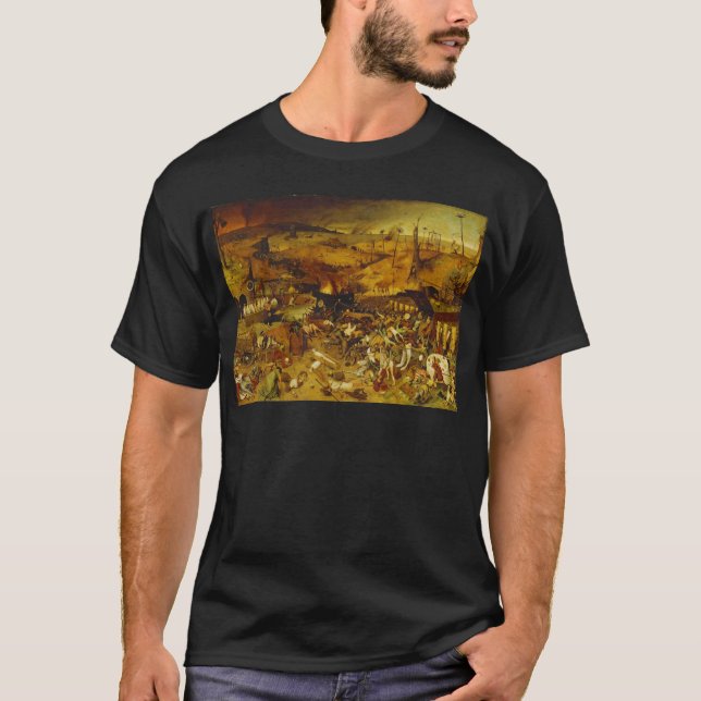 The Black Death from the Toggenburg Bible 1411 T-Shirt (Front)