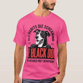 The Black Dog Retro Graphic Shirt , dog tank top