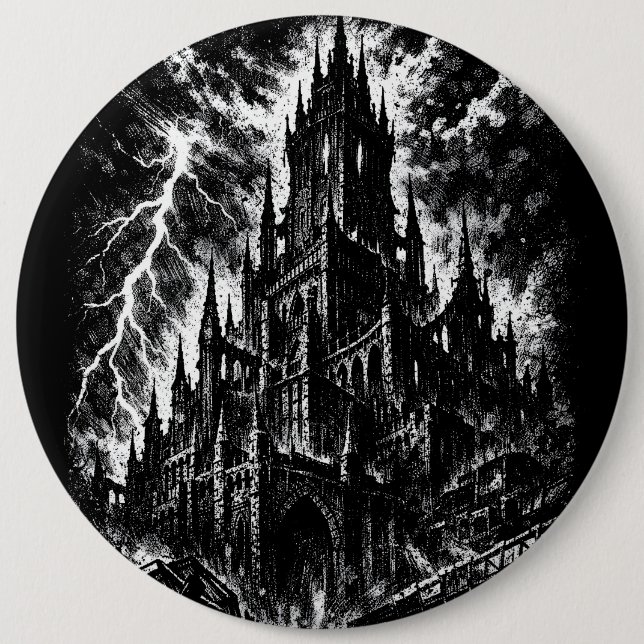 The Black Fortress by BurnsInHell Button (Front)