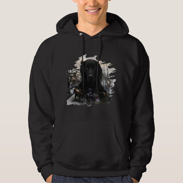 The Black Golden Retrievers   Hoodie (Front)