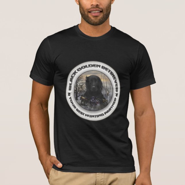 The Black Golden Retrievers   T-Shirt (Front)
