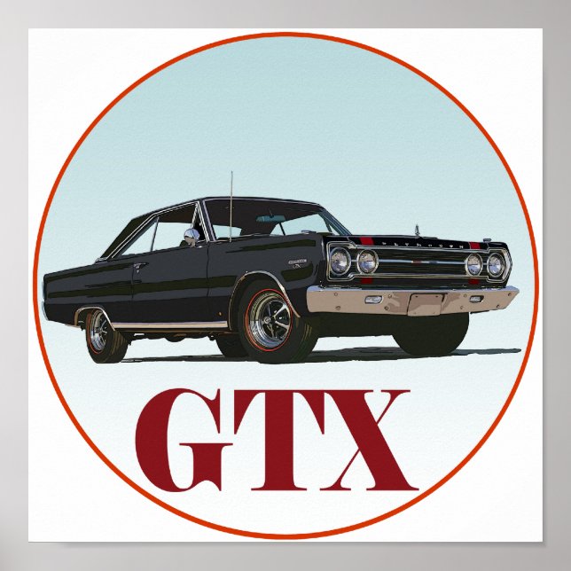 The Black GTX Poster (Front)