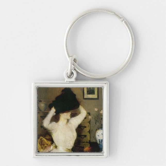 The Black Hat Keychain (Front)