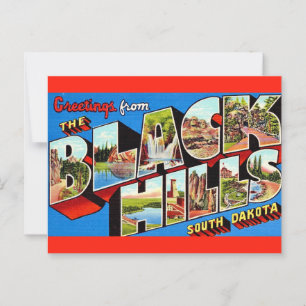 The Black Hills Greetings Postcard