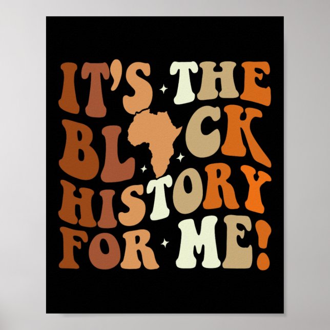 The Black History For Me Black History Month 2024  Poster (Front)