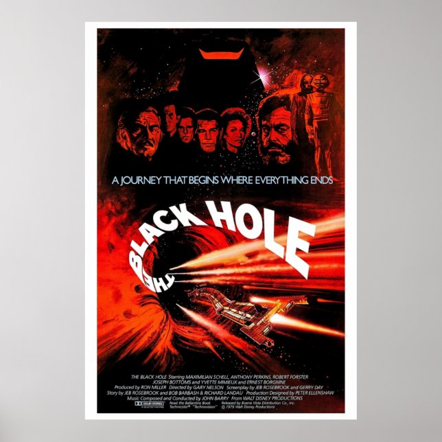 The Black Hole 1979 Poster (Front)