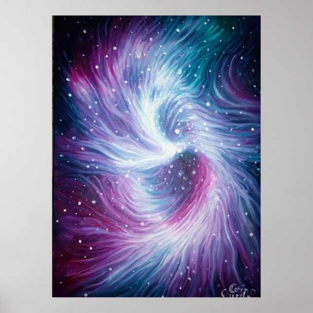 The black hole in the center of our galaxy poster (Front)