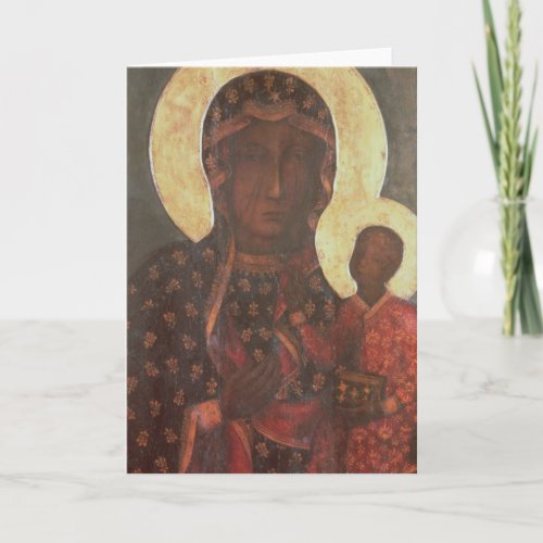 The Black Madonna of Jasna Gora Card