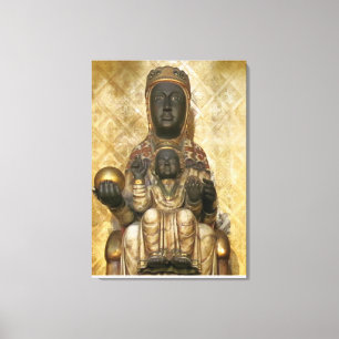 The Black Madonna of Montserrat Canvas Print