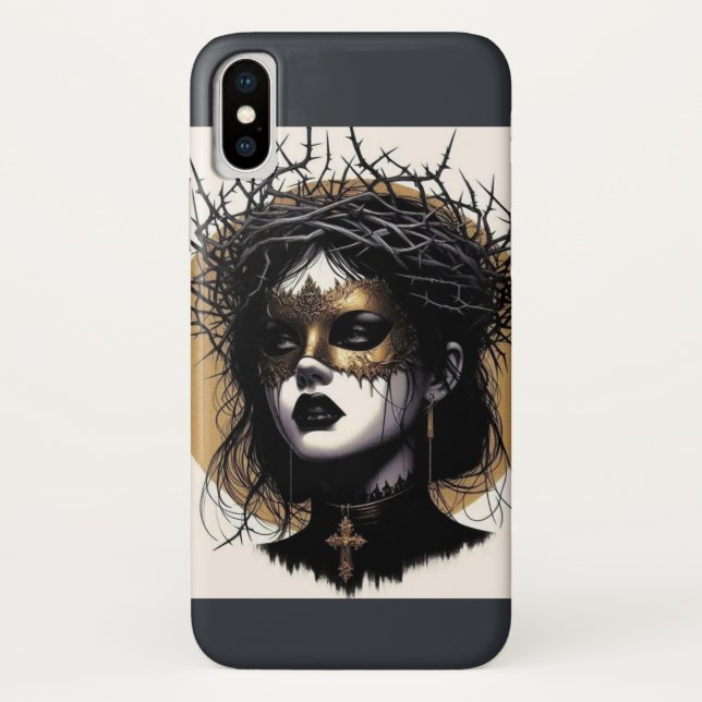 The black nun  Case-Mate iPhone case (Back)