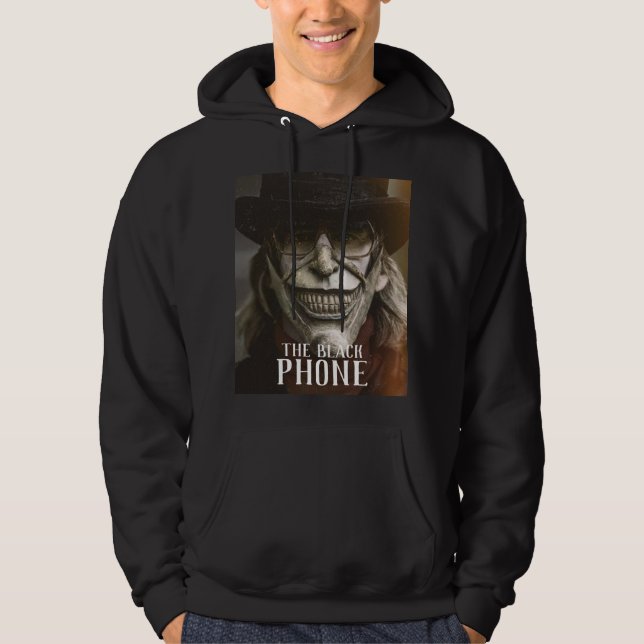 THE BLACK PHONE DARK BLACK  HOODIE (Front)