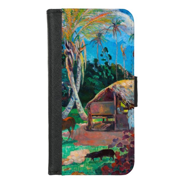 The Black Pigs, Gauguin iPhone Wallet Case (Front)