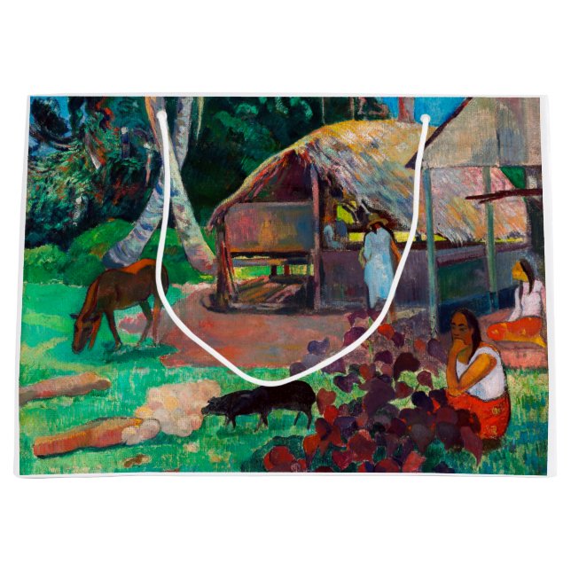 The Black Pigs, Gauguin Large Gift Bag (Front)